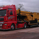 crane transport Reliable Freight Services MJI Transport Ireland UK